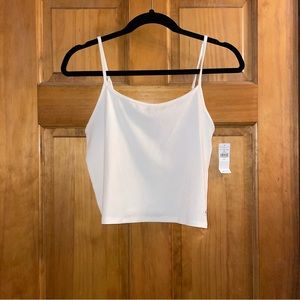 American Eagle Cropped Ribbed Tank